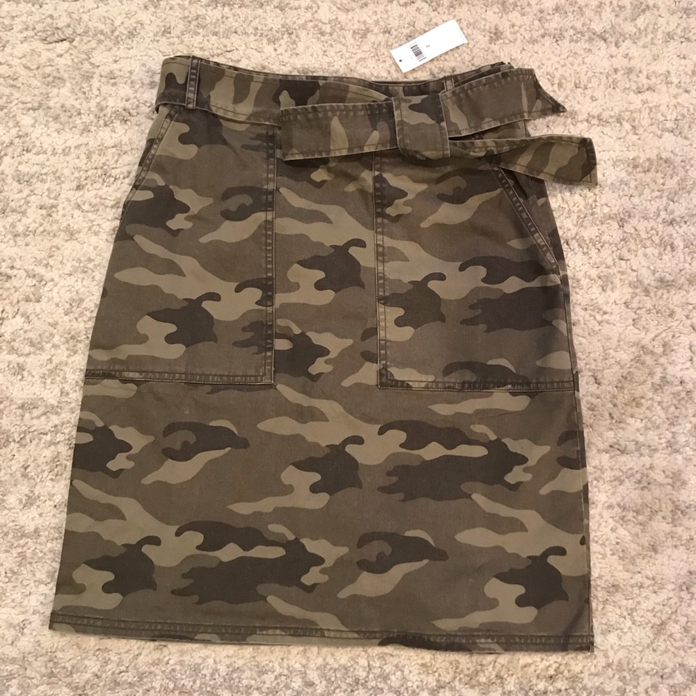 Utility Tie Waist Pencil Skirt